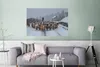 MuchoWow® Poster Schaf - Schnee - Haus 120x80 cm - Bilder Produktbild-Vorschau 5