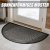 Halfronde Deurmat - Weerbestendig en Antislip - Grijs 50 x Productafbeelding-voorbeeld 2