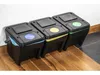 Stohovateľný smetný kôš ECOSORTER na triedený odpad 4x25l Náhľad obrázku produktu 2