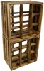 3er set Weinregal 9er geflammt Flaschenregal Weinschrank Produktbild-Vorschau 6