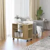 vidaXL Odkládací stolek Sonoma Oak 70x35x55 cm výrobek ze Náhled obrázku produktu 2