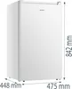 Gorenje F39EPW4 Gefrierschrank 61Liter, 84cm Höhe, weiß Produktbild-Vorschau 4