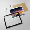 Gerahmtes Poster - Schwarzer Rahmen - Boot Sonnenuntergang Produktbild-Vorschau 4