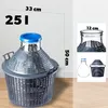 KADAX sklenený karboš s plastovým košom "Fonte", široké Náhľad obrázku produktu 4