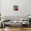 Bilder auf glas - Boote Bunt Angeln Wasser - 30x30cm - Produktbild-Vorschau 6