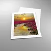 Poster - Poster ohne Rahmen - See Blumen - 40x50 cm - Wand Produktbild-Vorschau 3