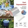 Reparaturklebeband für Schwimmbecken, 1 m × 100 mm, transparent Produktbild-Vorschau
