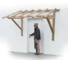 Mucola Holz Vordach Haustürüberdachung 120x205x129 cm Produktbild-Vorschau 10