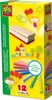 SES Creative Bunte Kreide mit Schwamm, staubfrei, für Produktbild-Vorschau 2