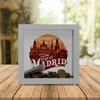 Trip to Madrid - Rahmen Spardose aus Holz Produktbild-Vorschau 2