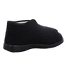 A black slipper shown from the side against a white background. Produktbild-Vorschau