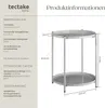 tectake® Beistelltisch Oxford 45,5x45,5x53cm Produktbild-Vorschau 5
