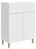 Credenza vidaXL bianca 66 x 34,5 x 90 cm in materiale Anteprima dell’immagine prodotto 2