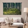 MuchoWow® Wandteppich Wandbehang Wald - Baum - Moos 150x100 Produktbild-Vorschau 5