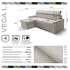 Ecksofa Vega L mit Schlaffunktion Zero-Wall Funktion Produktbild-Vorschau 6
