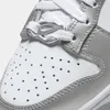 Nike Dunk Low White Metallic Silver Grey Fog Turnschuhe Produktbild-Vorschau 5