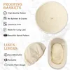 Brot Gärkorb Set, Gärkörbchen zum Brotbacken, 23cm Rund & Produktbild-Vorschau 2