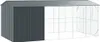vidaXL Cage à oiseaux anthracite 645 x 310 x 247 cm Acier Voir les images du produit 1
