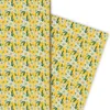 Vintage Blumen Geschenkpapier mit Margeriten Gänseblümchen, Produktbild-Vorschau 2