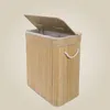 Cesto per biancheria in bambù ARVI, 2 scomparti, 100 litri Anteprima dell’immagine prodotto 9