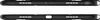 Two views of a black iPad case, showing the bottom and top edges with ports and speaker cutouts. Podgląd zdjęcia produktu