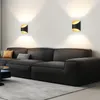 ZMH Wandleuchte Innen Wandlampe Schwarz Gold Up Down Flur Produktbild-Vorschau 5