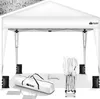 tillvex Pavillon 3x3m wasserdicht Weiß + 4er Set Sandsäcke Produktbild-Vorschau 1