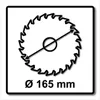 Makita A-89632 M-Force HM Sägeblatt 165 mm mit 24 Zähnen Produktbild-Vorschau 3