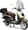 Motorroller 125 ccm Burnout EasyCruiser Artemis Braun Beige Produktbild-Vorschau 5