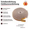 Scheibendichtung für Hark Opos Kaminofen Hohlkammerdichtung Produktbild-Vorschau 2