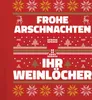 Frohe Arschnachten Ihr Weinlöcher Sarkasmus - Ugly Produktbild-Vorschau 3