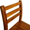 CASARIA® Set 2 Sgabelli Rustici in Legno con Schienale 75cm Anteprima dell’immagine prodotto 11