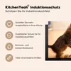 KitchenYeah© Herdabdeckplatte Katze - Kätzchen - Schwarz , Produktbild-Vorschau 6