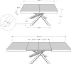 Ausziehbarer Tisch 90x160/264 cm Volantis Evolution Walnuss Produktbild-Vorschau 4