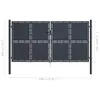 vidaXL Gartentor aus Stahl 300 x 150 cm Anthrazit Produktbild-Vorschau 4