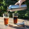 wenco Trinkflasche Edelstahl 1l / 1000ml isoliert und Produktbild-Vorschau 2