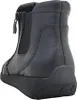 A rear view of a black leather boot. Anteprima dell’immagine prodotto