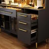 MODFU Hochschrank,Sideboard mit Schubladen und LED Produktbild-Vorschau 8