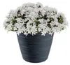 Runder Blumentopf aus Kunststoff anthrazit 12 cm Furu Produktbild-Vorschau 4