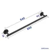 CECIPA 60 cm Handtuchhalter Kleiderstange aus Edelstahl 2 Produktbild-Vorschau 6