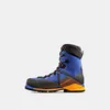 Bergschuh "Kento Mountain High GTX Men" von Mammut in Blau und Schwarz mit orangefarbenen Akzenten. Produktbild-Vorschau