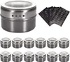 12PCS Gewürzregal Set mit magnetischen Gläsern, Ständer und Produktbild-Vorschau 6