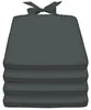 Beautissu Set di 4 cuscini per sedia Pia, 40x45 cm, grigio Anteprima dell’immagine prodotto 1