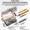 Groß Orange Akku-Schraubendreher-Set, mit 100 Produktbild-Vorschau 6