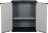 vidaXL Armoire de rangement de jardin avec 1 fond gris et Voir les images du produit 2