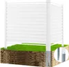 VEVOR Gartenzaun 122 x 122 cm Sichtschutzzaun PVC und Produktbild-Vorschau 1