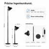 Lampe de table LED réglable en hauteur (45-145 cm) - Voir les images du produit 9