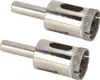 2Pcs 20mm Diamond Drill Bit Round Shank Hole Saw Opener Kit Anteprima dell’immagine prodotto 7