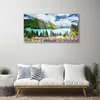 Acrylglasbilder 100x50 Wandbild Druck Gebirge Wald See Produktbild-Vorschau 3