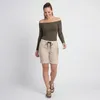 Chinoshorts Damen Kurze Freizeithose mit Stretch 36 38 40 Produktbild-Vorschau 4